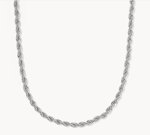Isabelle Silver Chain Necklace