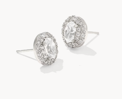 Bella Silver Stud Earrings