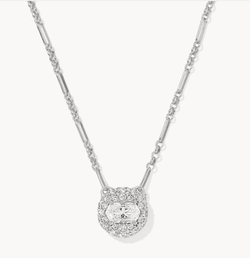 Bella Silver Short Pendant Necklace