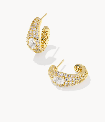 Bella Gold Hoop Earrings
