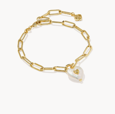 Sasha Heart Gold Delicate Chain Bracelet
