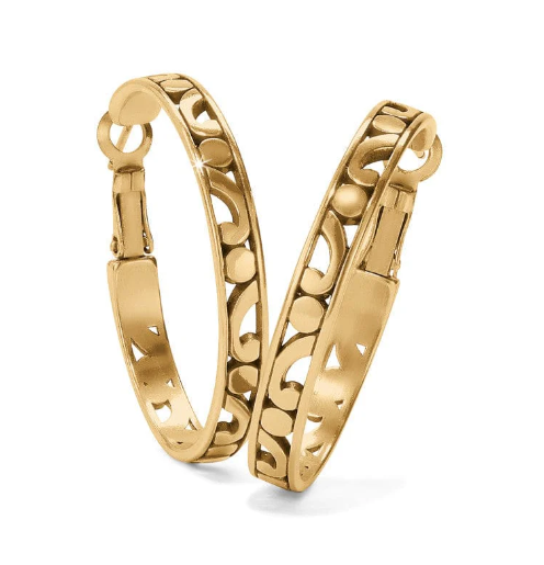 Contempo Medium Hoop Earrings
