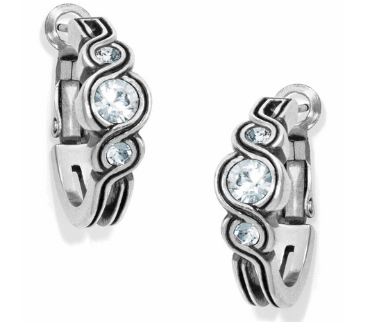 Infinity Sparkle Hoop Earrings