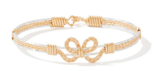 All wrapped up bracelet- two toned
