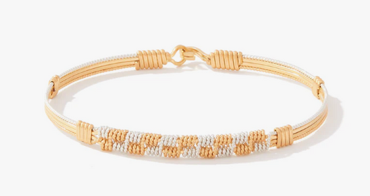 To Have and To Hold Bracelet- two toned