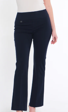 Plus Flare Leg Knit Pant- Midnight