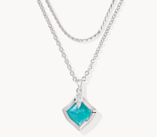 Joelle Silver Multi Strand Necklace
