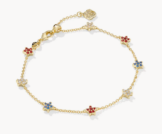 Sierra Star Crystal Delicate Chain Bracelet
