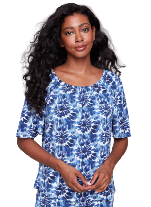 Printed Off-The-Shoulder Top