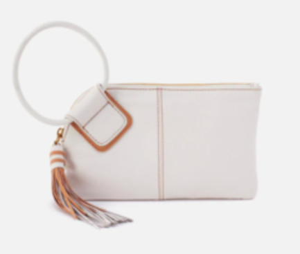 Sable Buffed Leather Wristlet