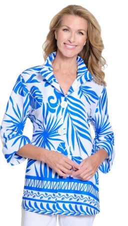 Flounce Sleeve Print Jacket