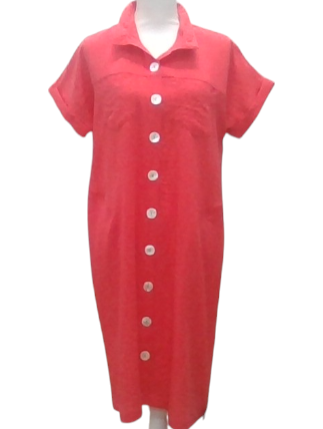 Solid Shirt Dress