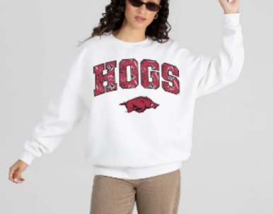 Arkansas Razorbacks Hogs Graphic Sweatshirt