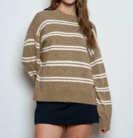 Classic Striped Crewneck Sweater
