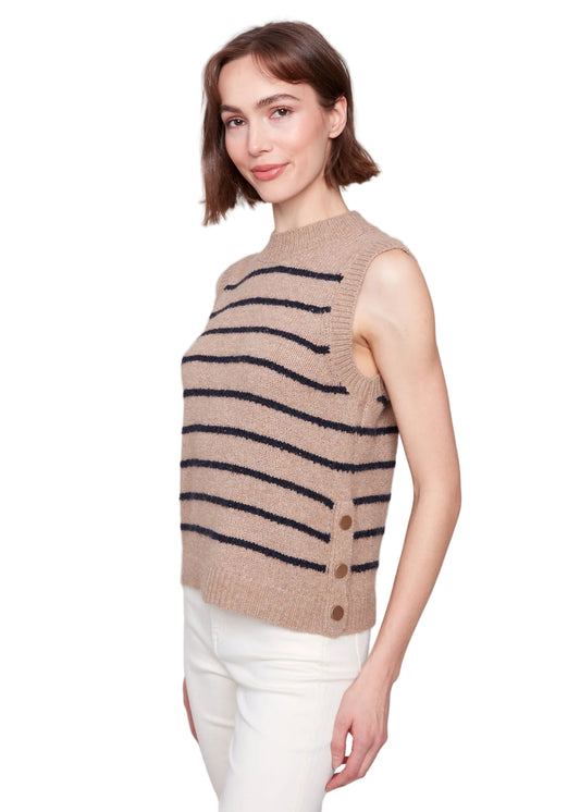 Charlie B - Round Neck Sweater Vest