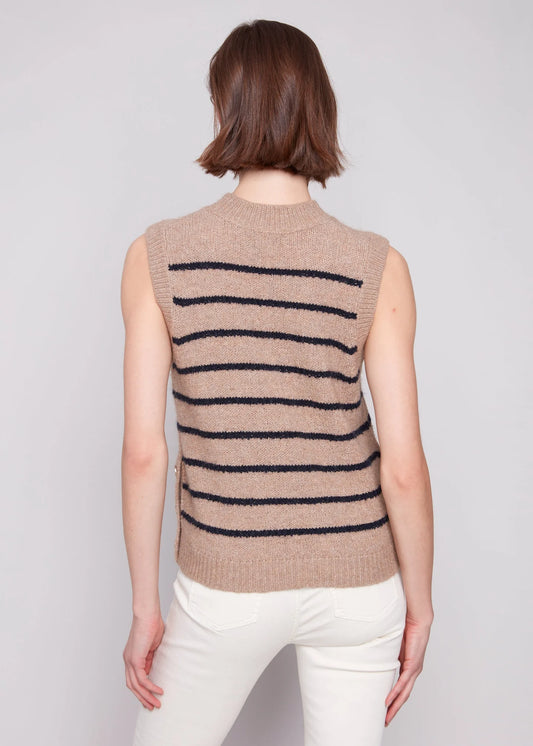 Charlie B - Round Neck Sweater Vest
