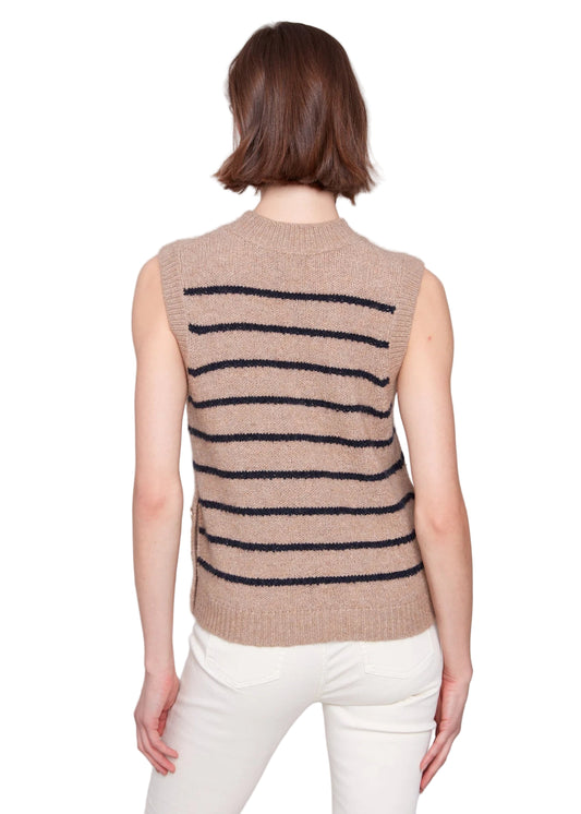 Charlie B - Round Neck Sweater Vest