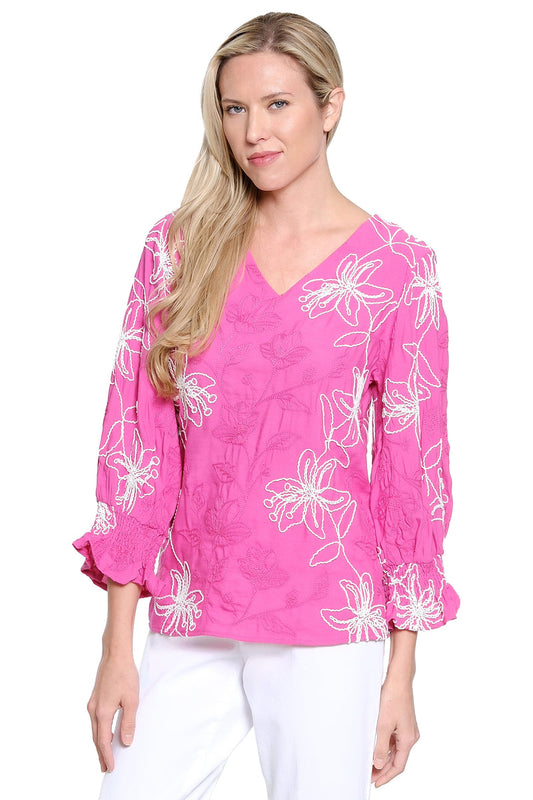 Pink Paisley Blouse