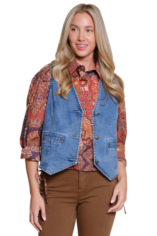 Denim Vest Denim Vest - Medium Indigo