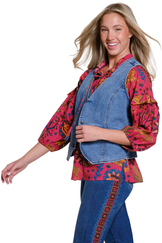 Denim Vest Denim Vest - Medium Indigo