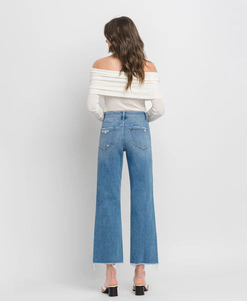 Evening Star - High Rise Ankle Dad Jeans