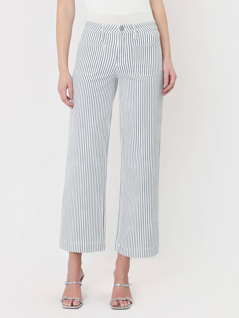 Pinstripe Denim