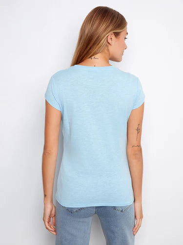 Organic Cotton T-Shirt with Heart Cut-Out