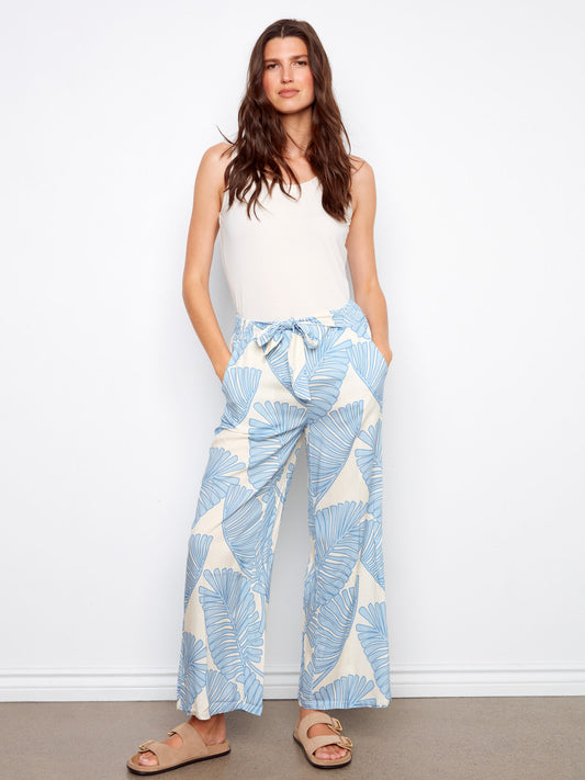Floral Lush Tie Pant