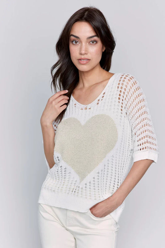 Fishnet Foil Short Sleeve ~ C2792-471B