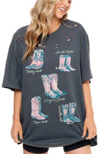 Types of Cowgirl Boots Tee