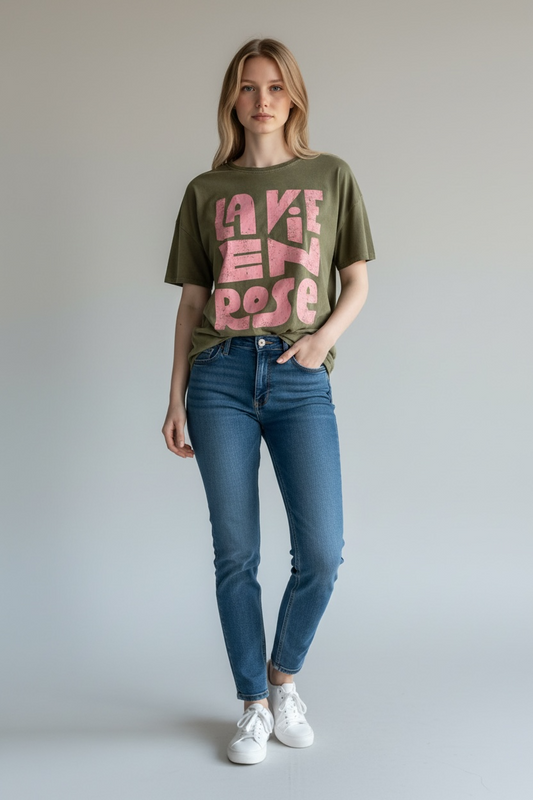 Lake & Rose Vintage Tee ~ C1388-206C