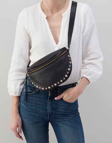 Juno Belt Bag with gold accent