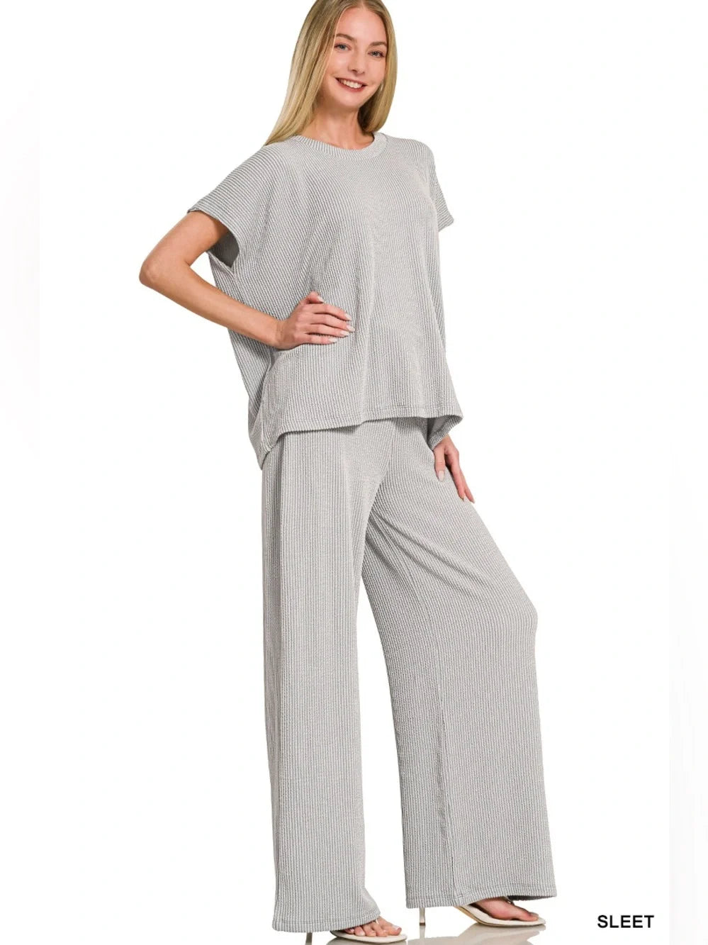 Ribbed Relaxed Top