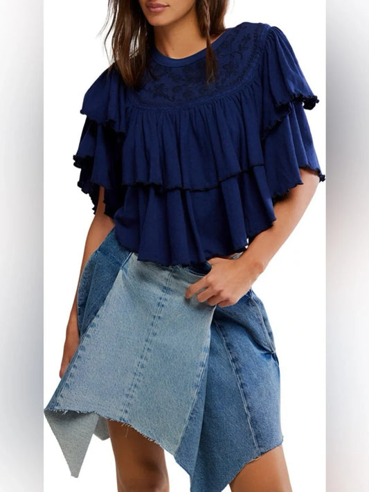 Navy Nights Top