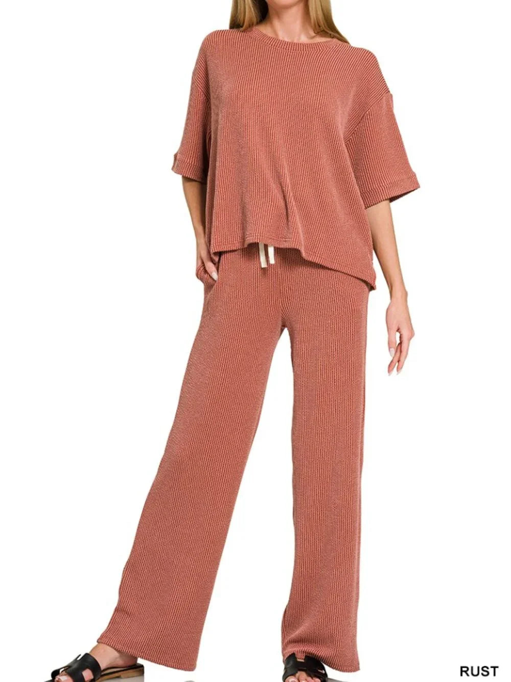 Ribbed Relaxed Top