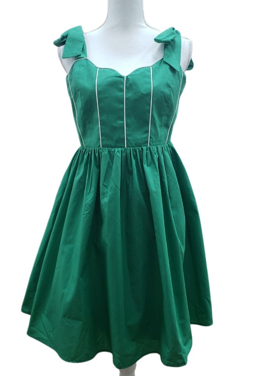 Tie able Top Sweetheart Neckline Dress