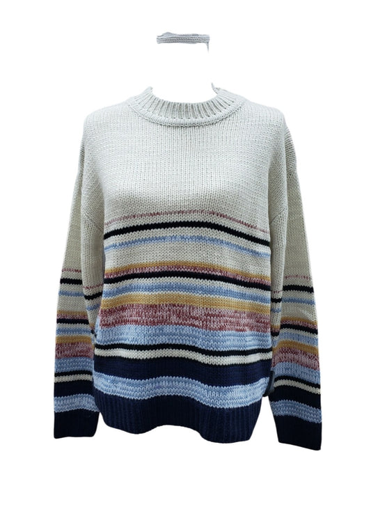 Charlie B Multicolored Striped Sweater