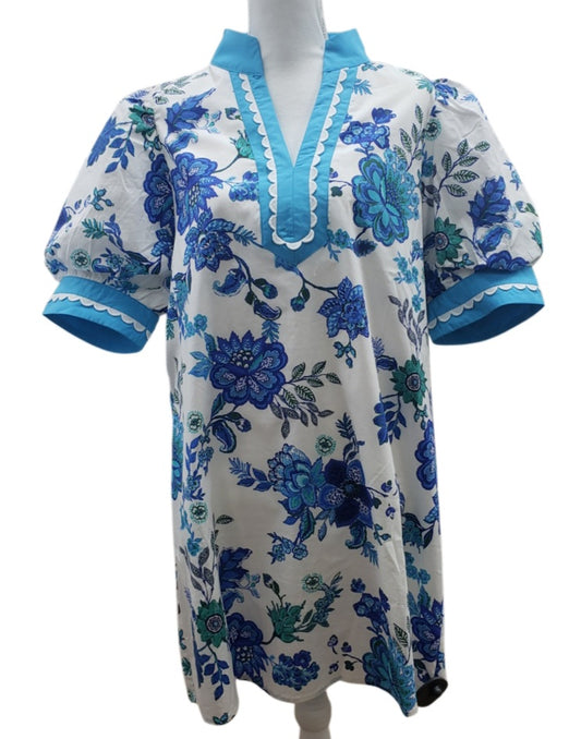 Floral V-Neck Dress