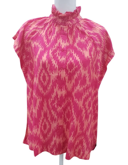 UMGEE Ruffled Collar Shirt