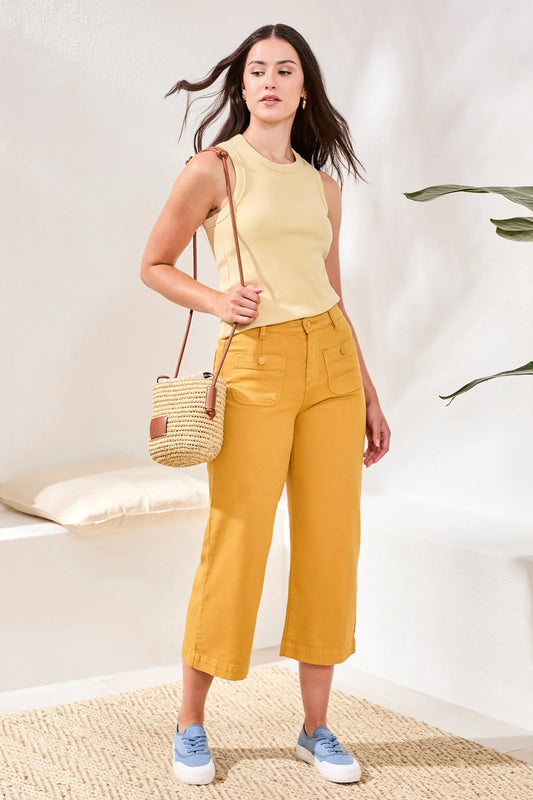 Sophia High-Waisted Kick-Flare Jeans With Front Pockets ~ 6148O-5019-2483