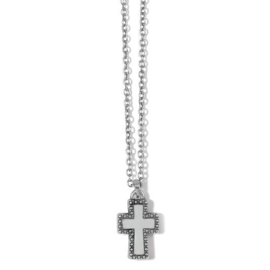 Dazzling Cross Petite Necklace