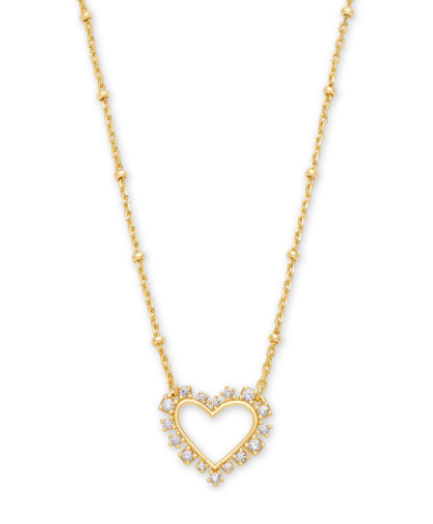 Ari Gold Heart Pendant Necklace