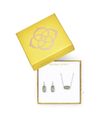 Elisa Satellite Necklace & Lee Earrings Gift Set